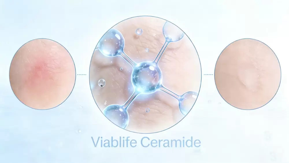 &Kappa;&alpha;&tau;&alpha;&pi;&rho;&alpha;ϋ&nu;&tau;&iota;&kappa;ή &delta;&rho;ά&sigma;&eta; &middot; &Tau;&omicron; Viablife Ceramide &alpha;&nu;&alpha;&kappa;&omicron;&upsilon;&phi;ί&zeta;&epsilon;&iota; &alpha;&pi;ό &tau;&eta;&nu; &epsilon;&rho;&upsilon;&theta;&rho;ό&tau;&eta;&tau;&alpha; &tau;&omicron;&upsilon; &delta;έ&rho;&mu;&alpha;&tau;&omicron;&sigmaf;