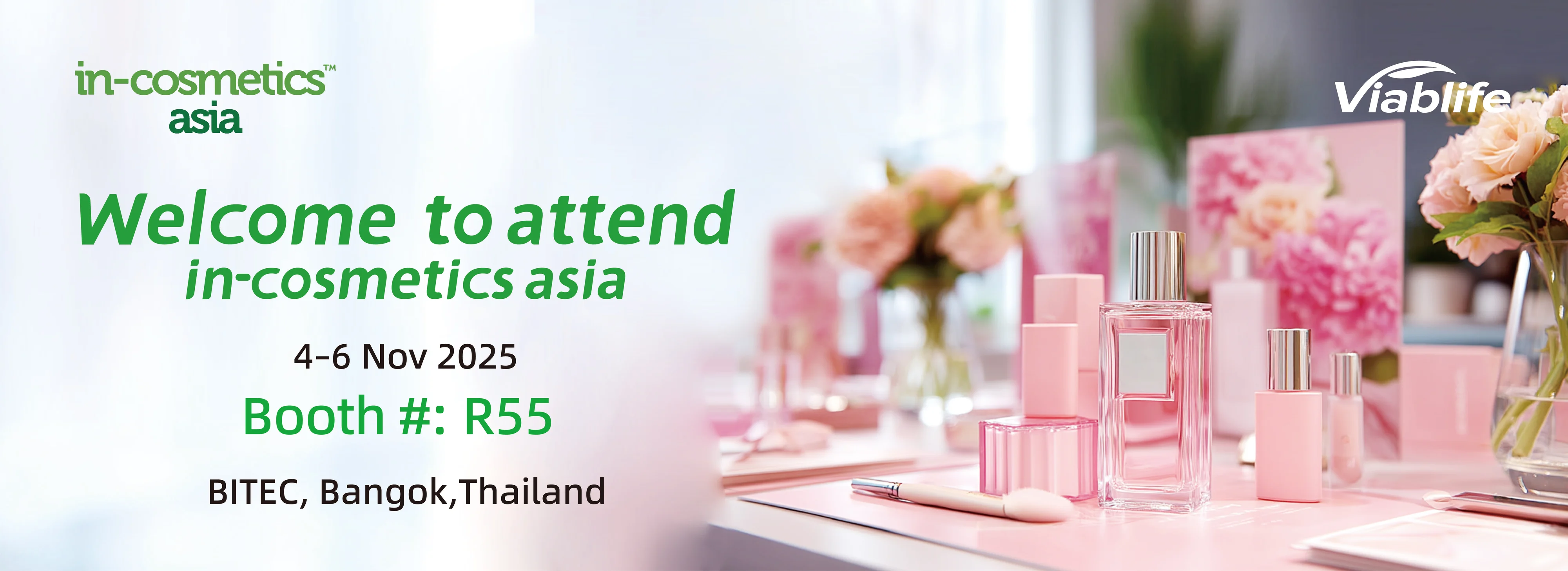 στην Ασία καλλυντικών 2025 in-cosmetics Asia 2025