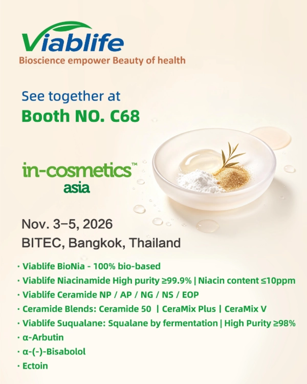 Viablife at in-cosmetics Asia 2026
